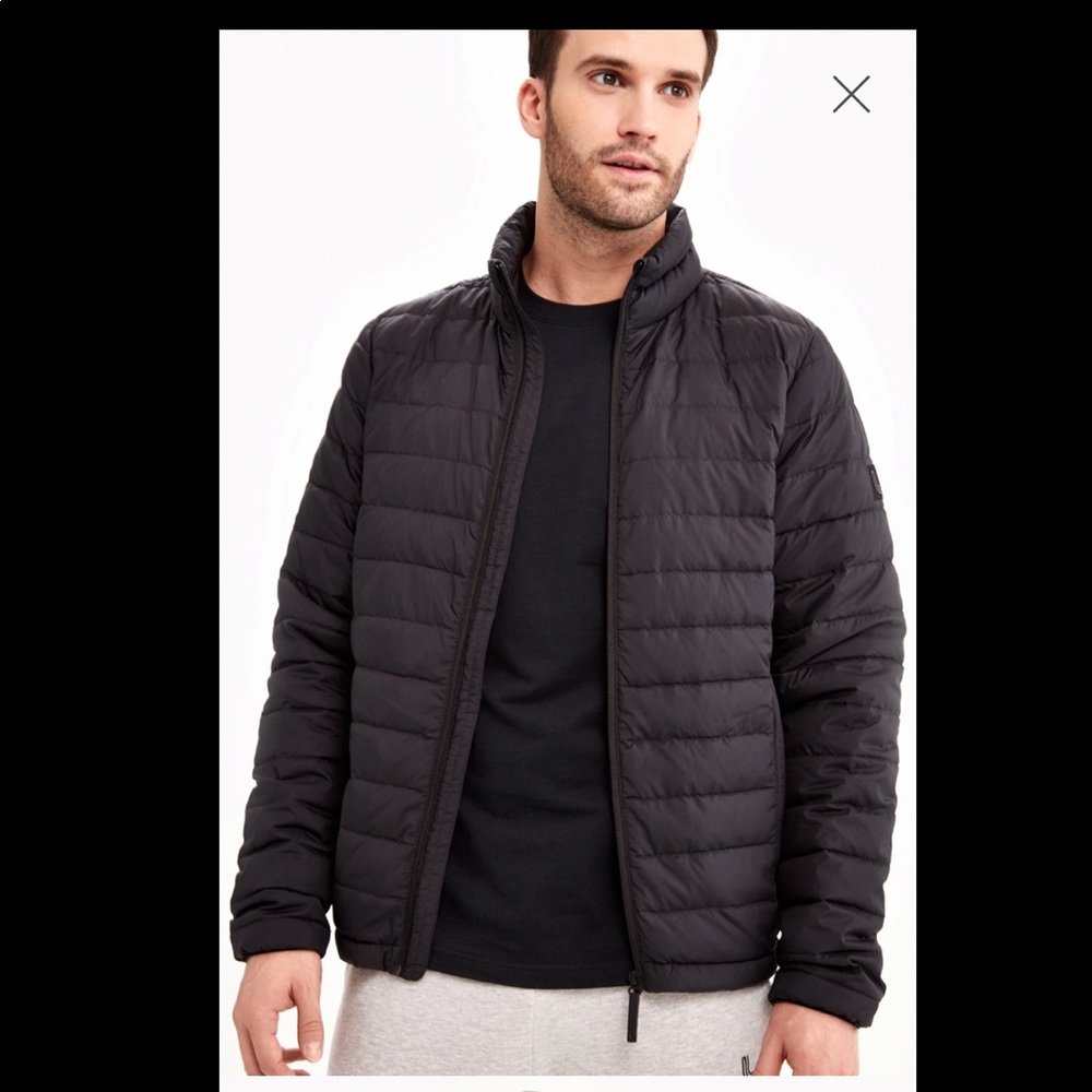 Lole Irving Down Puffer Black Full Zip Coat Jacket Men’s xxl